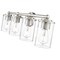 Z-Lite Thayer Vanity, 4-Light, 30.75 In.W x 5.75 In.L x 8.75 In.H, Brushed Nickel/Clear 742-4V-BN - alternate 4